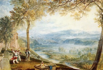 romantique romantisme Tableau Peinture - Kirby Londsale Churchyard romantique Turner